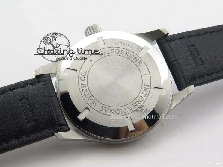 MIROTIME 0516 Mark XVI 1:1 Best Edition MK Maker SS Black Dial A2892 On Black Leather Strap Chic 7371